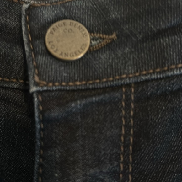 Top design, Hoxton Straight  dark wash jeans by PAIGE of Los Angeles size 30 - Picture 5 of 10